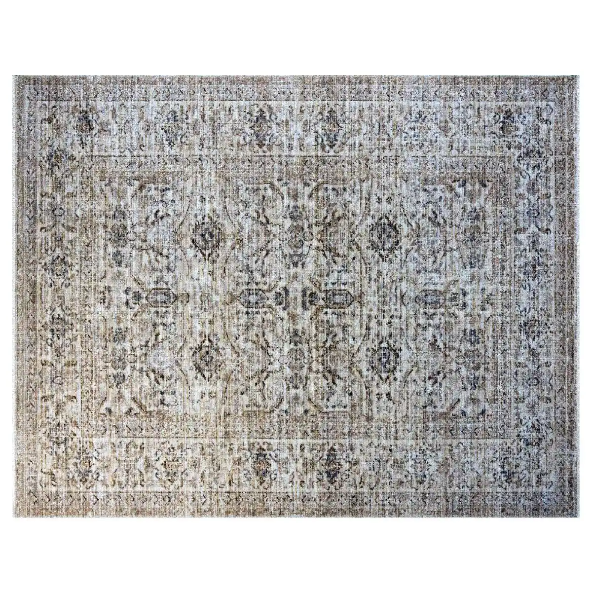 Alfombra Kalpakian Dalma en tamaños large y extra large, en pelo sintético de colores tradicionales